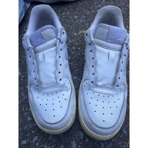 Nike Air Force 1 07 Low Womens Shoes White 315115-112 Size 7 AF1 No Laces